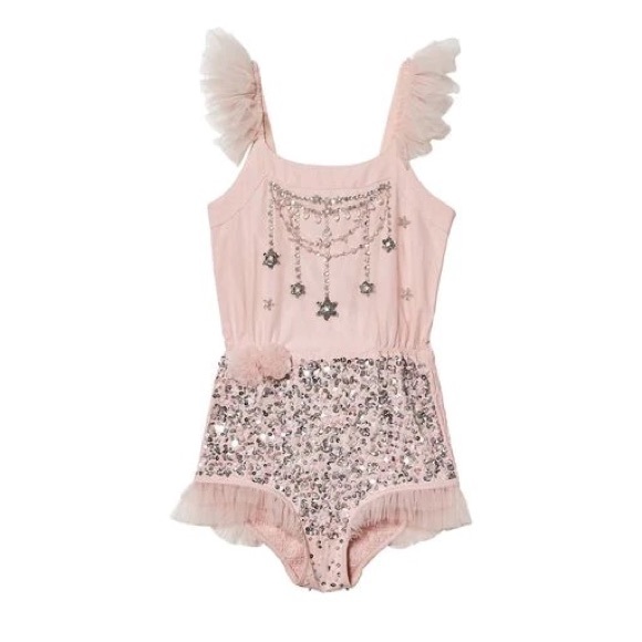 TUTU DU MONDE | Astelia Onesie in Porcelian Pink - Picture 3 of 11